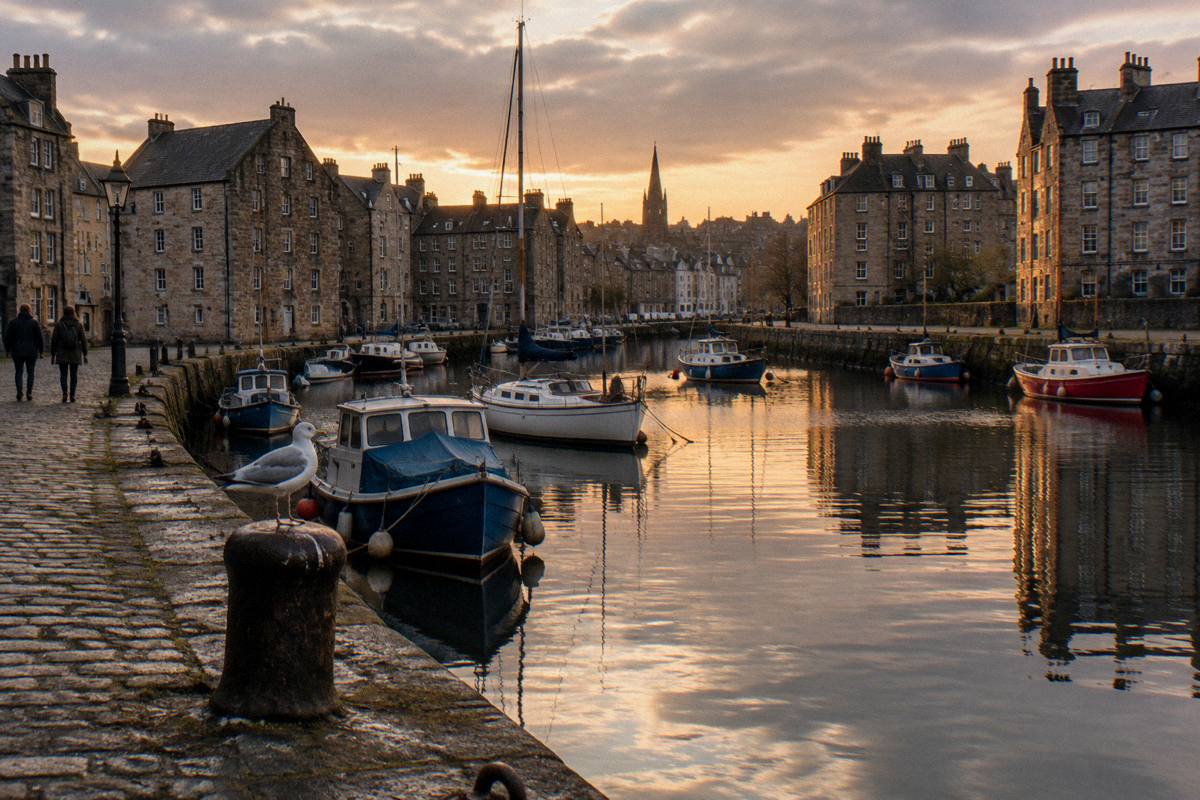 The waterfront at Leith